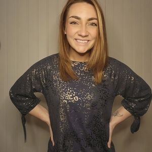 PAPERMOON Cheetah Ptint Blouse *with TAGS!*